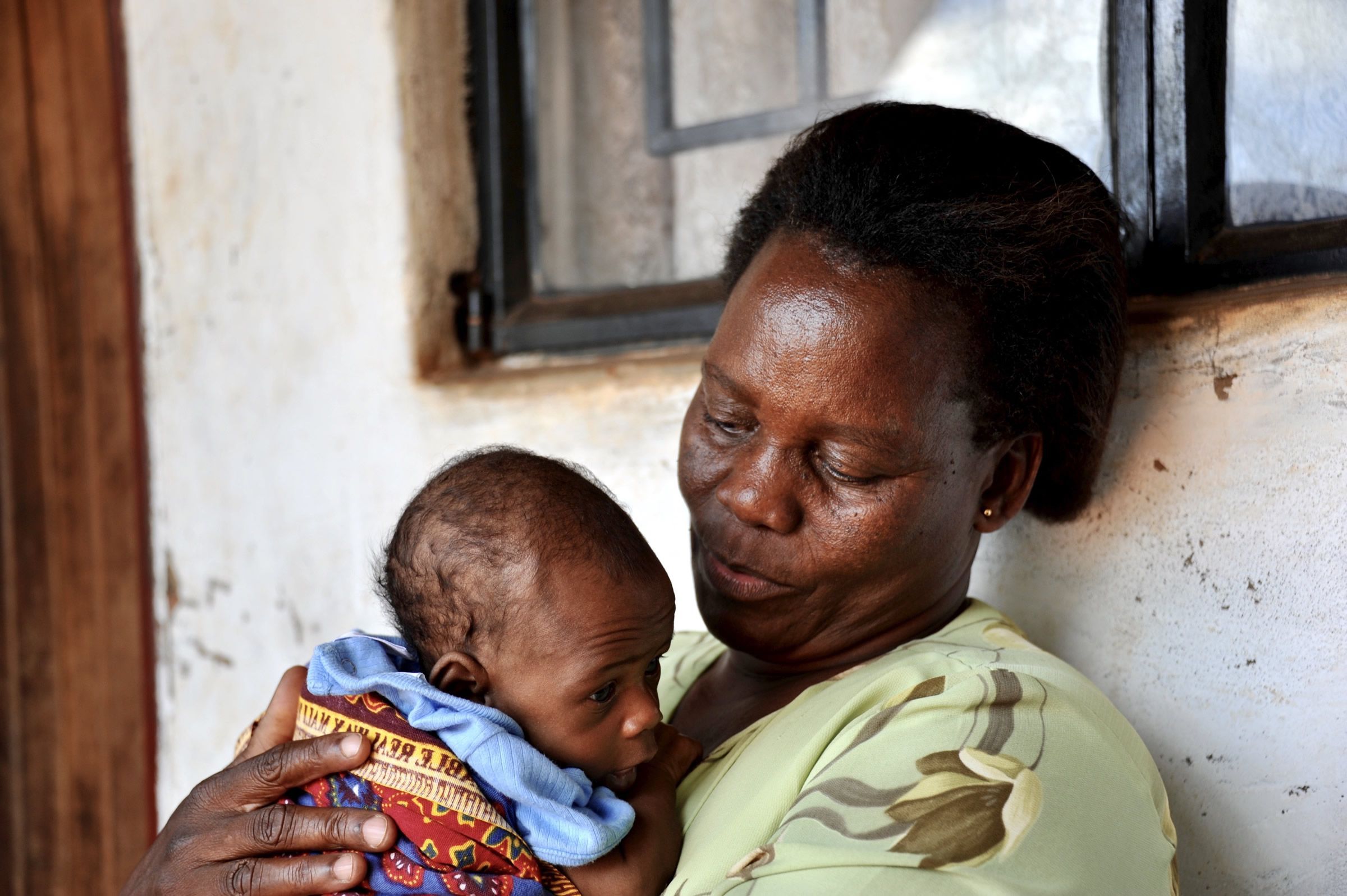 African Mother and Infant baby
